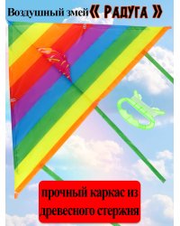 Серия Веселые забавы: Воздушный змей (90x43 см) "РАДУГА" small (Арт. AN02472)