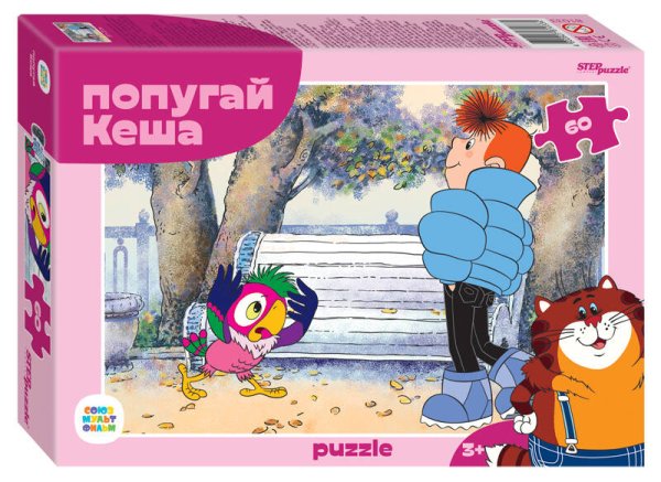 60 (STEPpazzle) Мозаика "puzzle" 60 "Попугай Кеша (new)" (С/м)