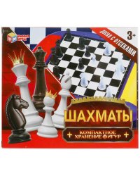 Настольная игра шахматы в кор.21,8*18,2*2,2см Умные игры в кор.2*96шт