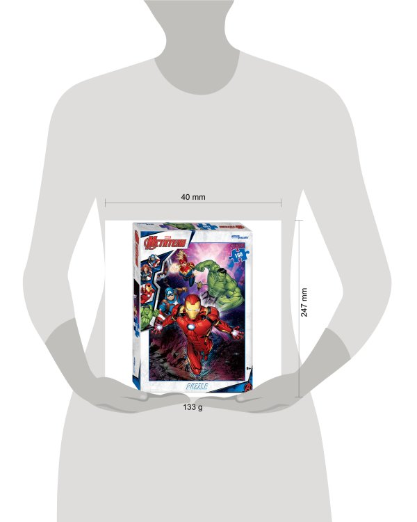 Мозаика "puzzle" 160 "Черная вдова" (Marvel)