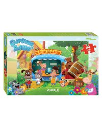Мозаика "puzzle" maxi 24 "Буренка Даша" (Riki)