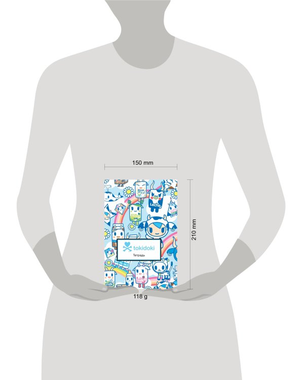 tokidoki. Молочко. Тетрадь общая (А5, 48 л., накидки, клетка-стандарт)