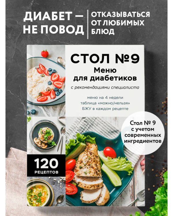 Стол №9. Меню для диабетиков с рекомендациями специалиста