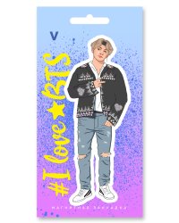 Фигурная магнитная закладка. BTS. V