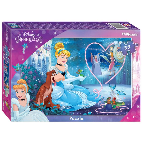 Пазл (STEPpazzle) Мозаика "puzzle" 35 "Золушка - 3" (Disney)
