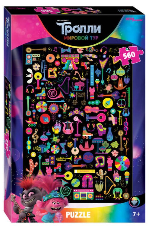 Мозаика "puzzle" 560 "Trolls - 2" (DreamWorks)