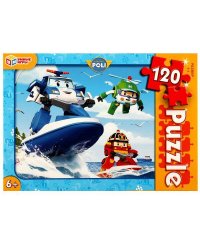Робокар Поли. Пазл классический в коробке. 120 деталей. 180х130х25 мм. Умные игры в кор.64шт