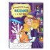 Книжная лавка для магов и волшебниц Очаровательная ведьма и её котик. Раскраска