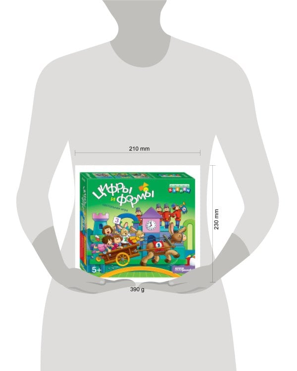 Развивающая игра "Цифры и формы" (Умные кубики)