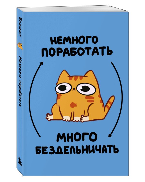 Авторский блокнот. Мурчальня. Немного поработать - много бездельничать. А5 64 л.