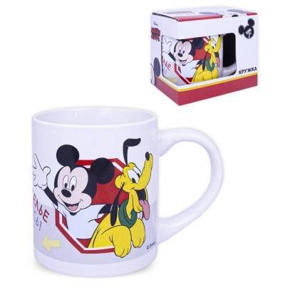 Кружка в подарочной упаковке 220 мл "Mickey Mouse" (Микки Маус) Дизайн 1, фарфор