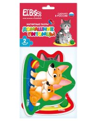 Магнитный пазл "Домашние питомцы"