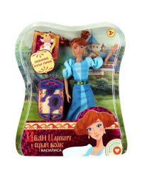 Кукла без озвучки Иван Царевич и Серый Волк Василиса 29 см, руки и ноги сгиб КАРАПУЗ в кор.24шт