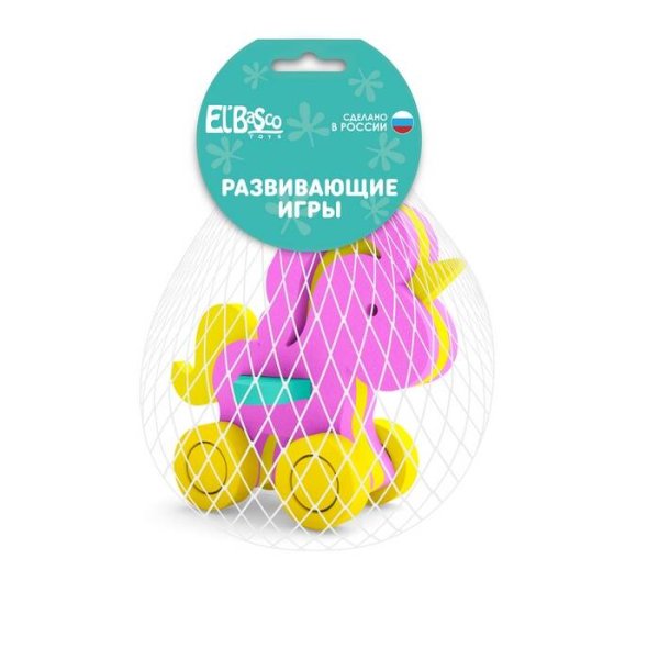 Игры (Ярасту) Игрушка с колесами "Единорог"