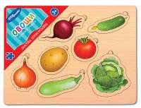 Игра из дерева "Дары природы. Овощи"