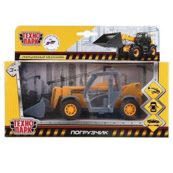 "ТЕХНОПАРК" БЕЗ СВЕТА И ЗВУКА (Умка) ТМ ТЕХНОПАРК. МЕТАЛЛ ПОГРУЗЧИК С ВЫДВИЖ. СТРЕЛОЙ 15СМ, ОТКРЫВ.ДВЕРИ, ИНЕРЦ. В КОР. в кор.2*24шт
