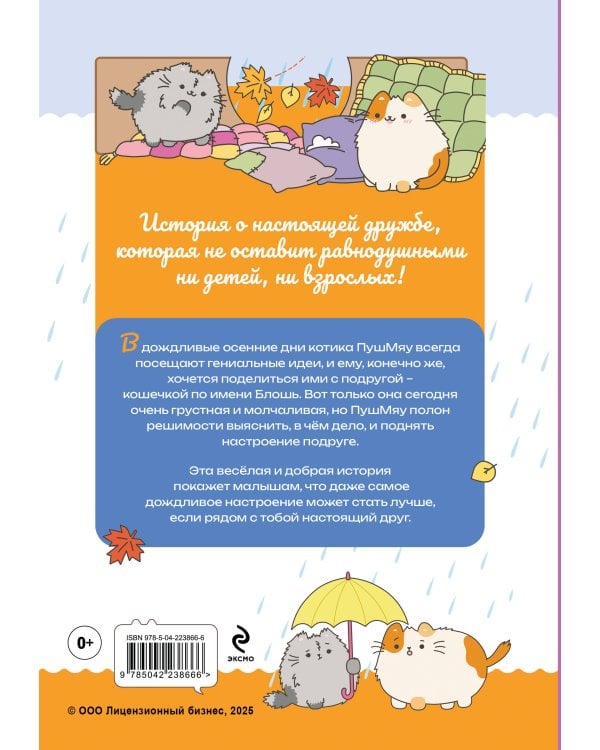 ПушМяу. Книги для первого чтения. Дождливое настроение