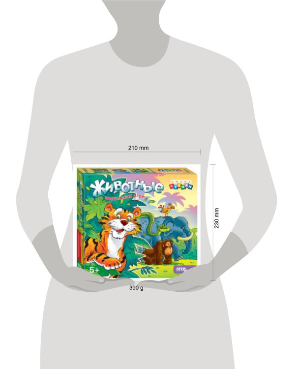 Развивающая игра "Животные" (Умные кубики)
