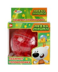 Логическая игра Ми-ми-мишки шар-лабиринт в кор.10*10*10см играем вместе ИГРАЕМ ВМЕСТЕ в кор.2*72шт