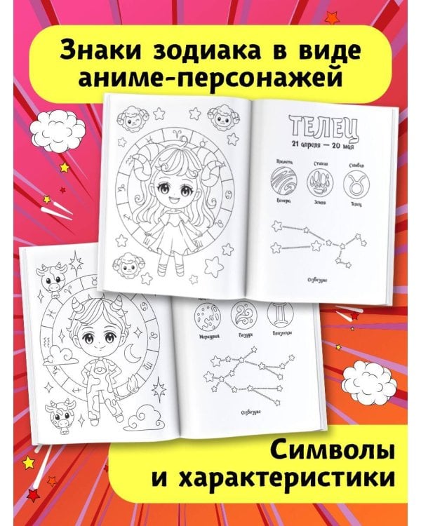 Знаки зодиака в стиле аниме