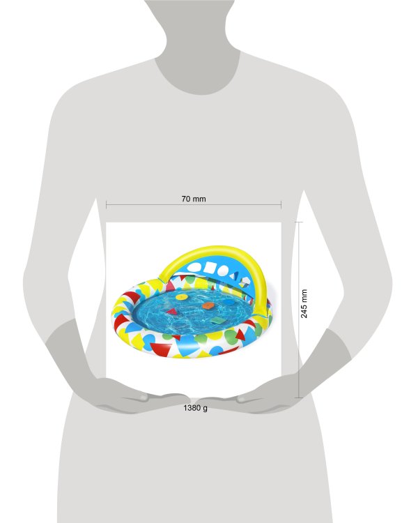 Детский бассейн Splash & Learn 120см x 117см x 46см Bestway (Арт. 52378)