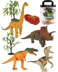 Динозавры 1 (микс, 5 фигур  в пакете) (21х28 см) ( Арт. 2288269)