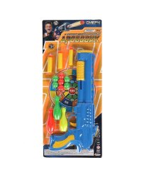 Дробовик с шариками на карт.41,5*18,3*3см ТМ "ИГРАЕМ ВМЕСТЕ" в кор.2*84шт