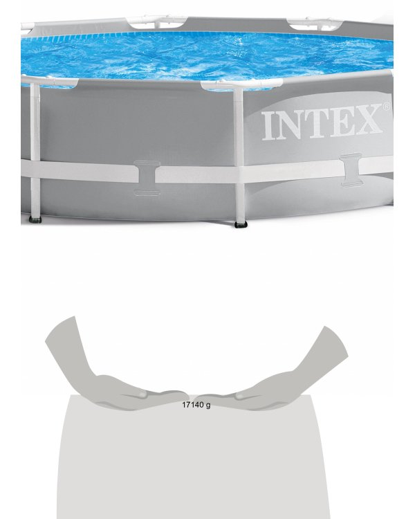 Бассейн каркасный 305х76см.Круглый,белый INTEX. (в коробке) Арт.26700NP