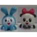 Игрушки пластизоль для купания "Играем вместе" Малышарики (Крошик+Панди) в сетке в кор.50шт
