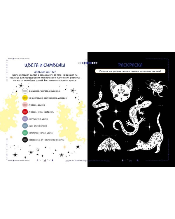 Книга юной волшебницы. Полезные знания + творческие задания