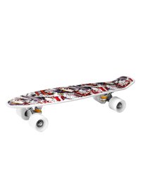 Пенниборд пластик (56х15) (колеса PU,макс.вес 50 кг) рисунок камуфляж (арт.883-1)