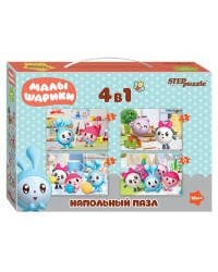 Напольный пазл-мозаика средний "Малышарики" (Мармелад Медиа)