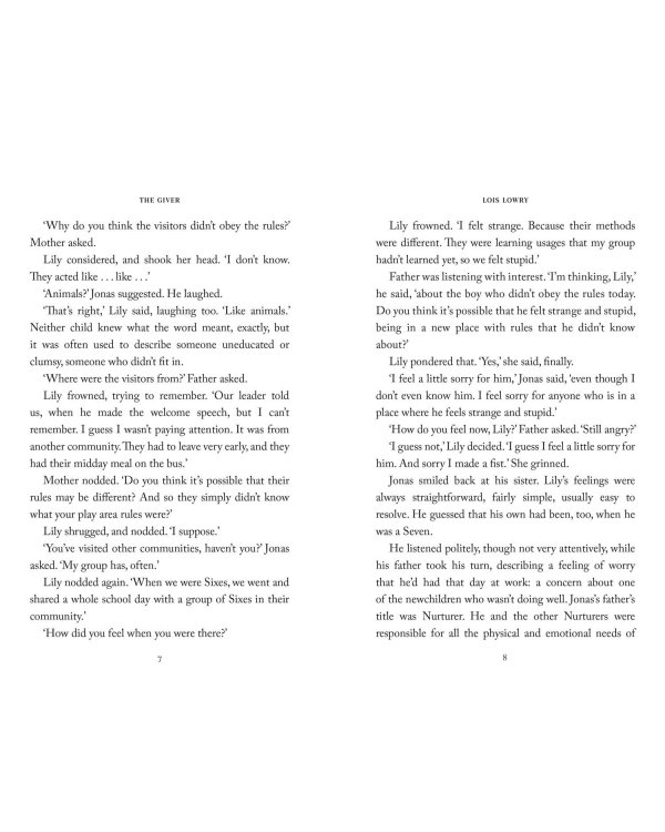 The Giver (Lois Lowry) Дающий (Лоис Лоури) /Книги на английском языке