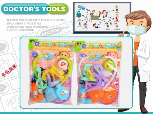 Игровой набор "Добрый доктор"(9 дет.,цвет микс, в пакете) ( Арт. Y25780001)