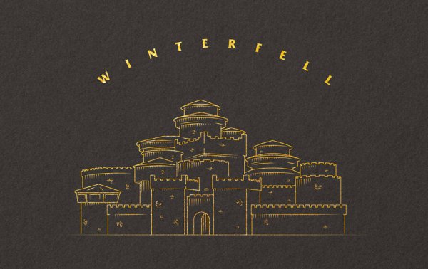 Вселенная Game of Thrones/Игра Престолов Игра Престолов. Кардхолдер (Винтерфелл) (в форме книжки, 215х65 мм)