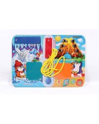 Бизиборд «Тепло-Холодно», 19,5 х 27,5 см (липучка, фетр, шнурок) (Арт. 112208)