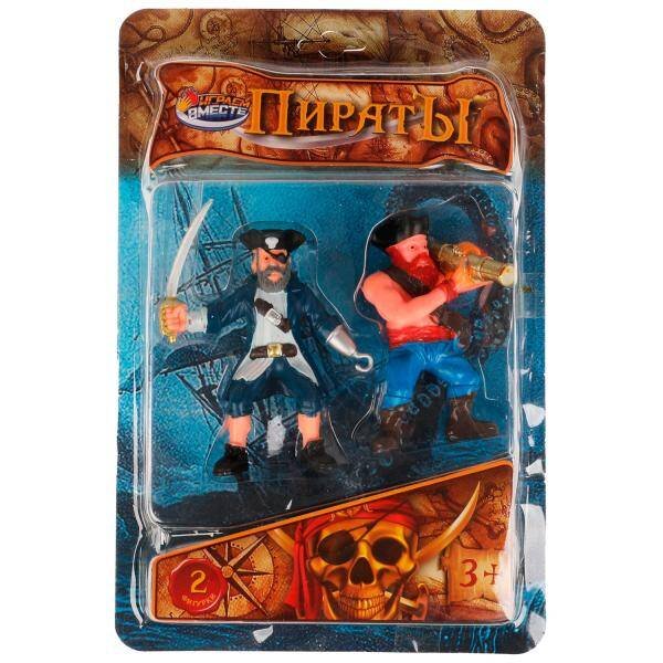 РОЛЕВЫЕ НАБОРЫ (Умка) Набор солдатиков пираты с оружием, блист.14*21*5см ИГРАЕМ ВМЕСТЕ в кор.2*120шт