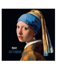 MyArt. КВАДРАТНЫЙ СКЕТЧБУК. Ян Вермеер. Девушка с жемчужной серёжкой