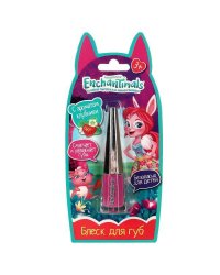 Косметика ДЛЯ ДЕВОЧЕК ЭНЧАНТИМАЛС блеск для губ,  малиновый, 6мл блистер МИЛАЯ ЛЕДИ в кор.4*24шт