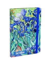 СКЕТЧБУК А5. Ван Гог. ИРИСЫ (выб.лак)