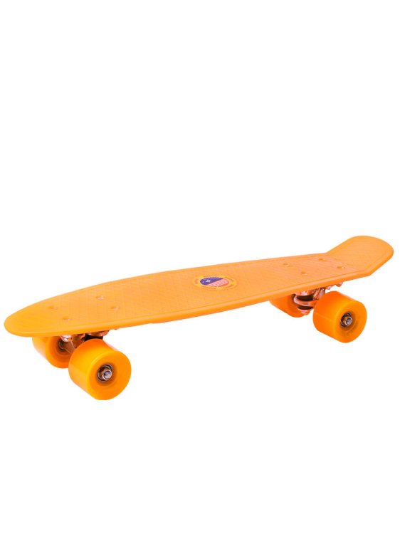 Пенниборд пластик (56х15) (колеса PVC, макс.вес 50 кг) красный (арт.M550-1O)