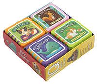 Мини-книжки ЭВА. Про зверят.  Комплект 4 книги