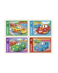 ПАЗЛЫ 12 элементов. ГОНОЧНЫЕ ТАЧКИ (Арт. П12-6834) кратно 32