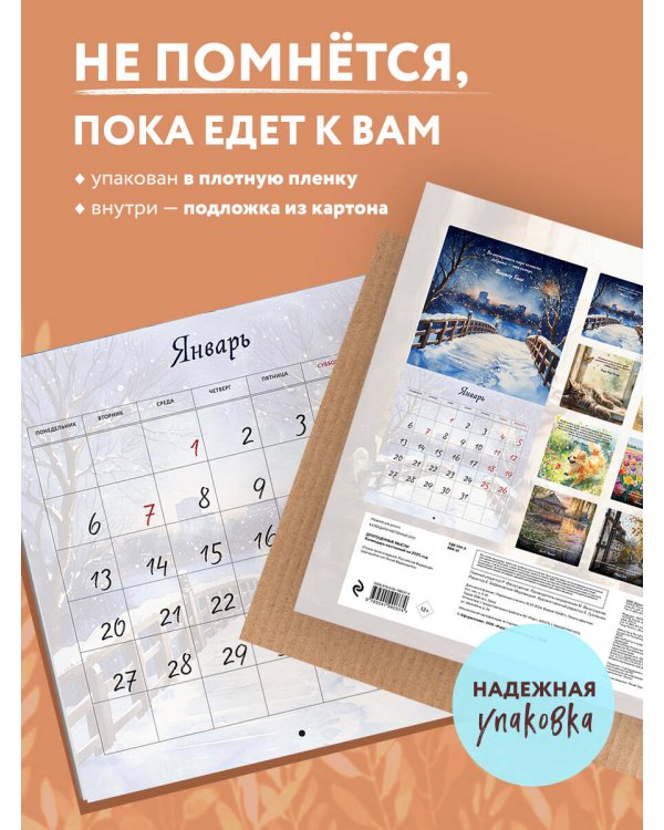 Драгоценные мысли. Известные цитаты классиков о добре, любви и красоте жизни. Календарь настенный на 2025 год (300х300)