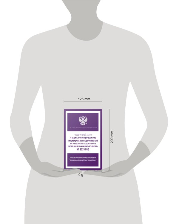 Федеральный закон "О защите прав юридических лиц и индивидуальных предпринимателей при осуществлении государственного контроля (надзора) и муниципального контроля" на 2025 год