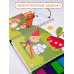 Пальчиковая раскраска с красками Фрукты и овощи. Рисуем пальчиками. Раскраска с заданиями