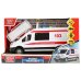 Машина свет+звук "ford transit скорая" 22,5см, пластик, инерц., белый в кор. Технопарк в кор.2*18шт