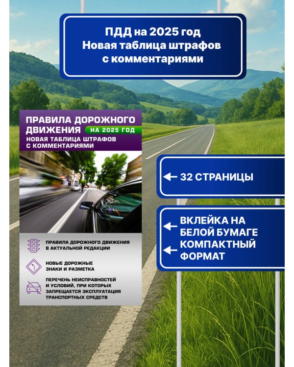 Правила дорожного движения. Новая таблица штрафов с комментариями на 2025 год