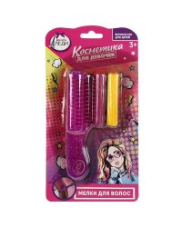 Косметика ДЛЯ ДЕВОЧЕК мелки для волос МИЛАЯ ЛЕДИ в кор.2*180шт