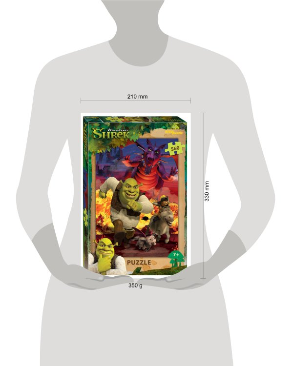 Мозаика "puzzle" 560 "Shrek" (DreamWorks, Мульти)